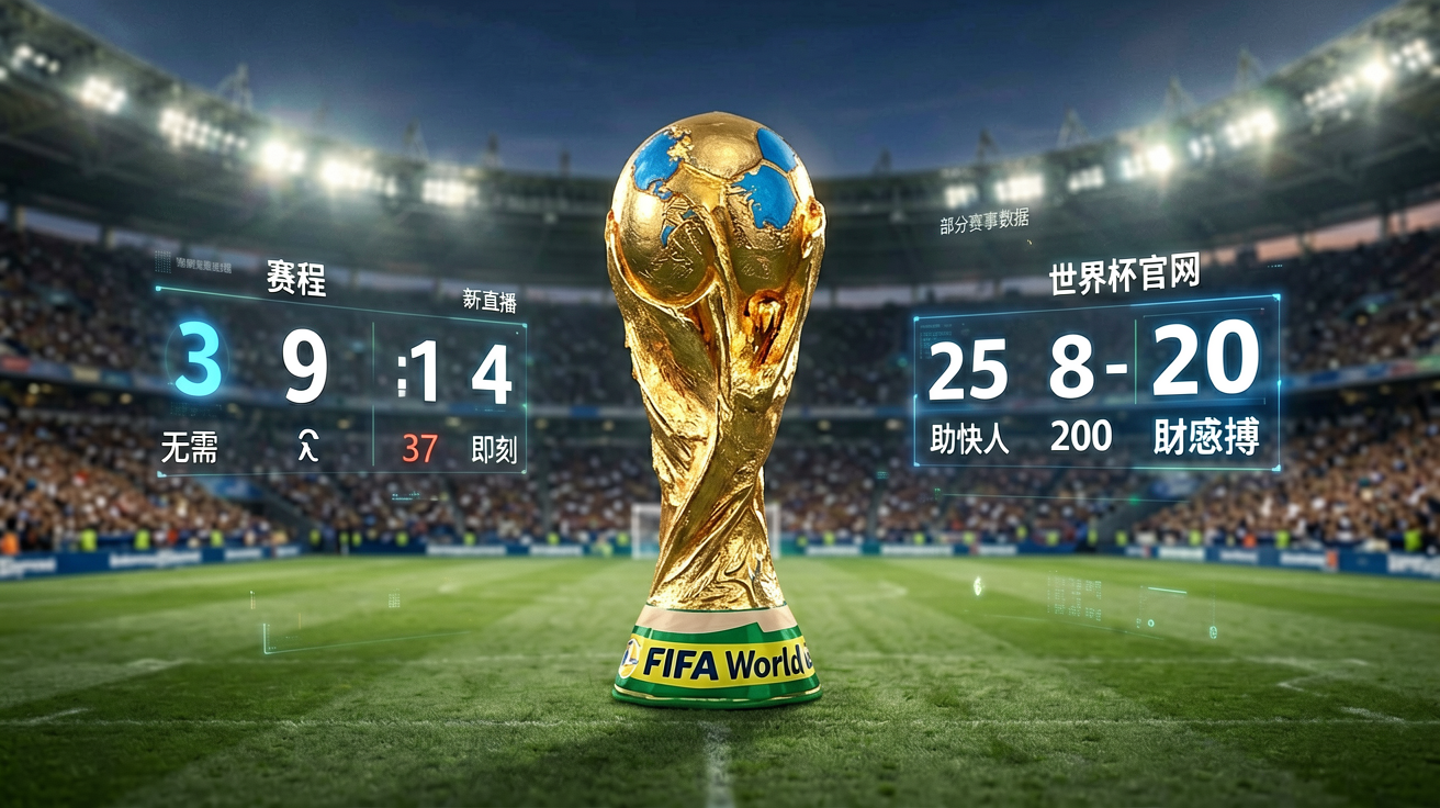 2026年国际足联世界杯高清直播界面展示实时比分、赛程和比赛追踪